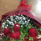 bouquet  de  12  rosas