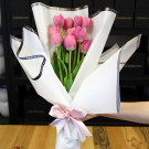 bouquet  de   10 tulipanes
