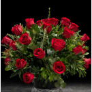 Caja  grande  con 50 Rosas