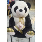 Peluche grande con corazon